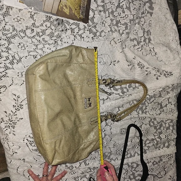 Coach Vintage Purse Cream - Picture 9 of 9